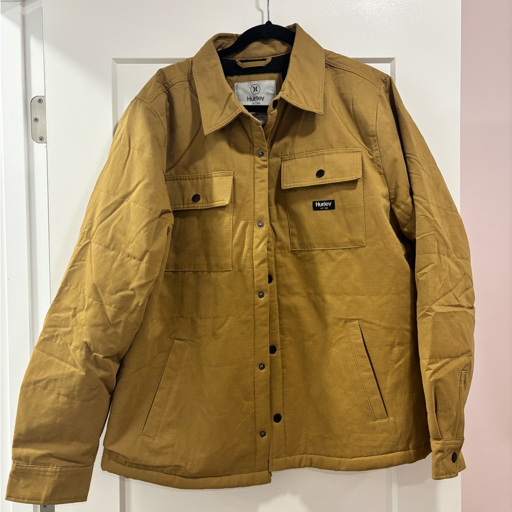 Hurley Men's Brown Shirt Jacket